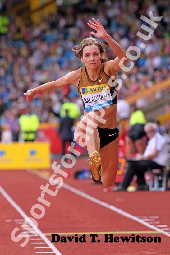 Olha Saladukha, triple jump, 2012 Samsung Diamond League, Birmingham.